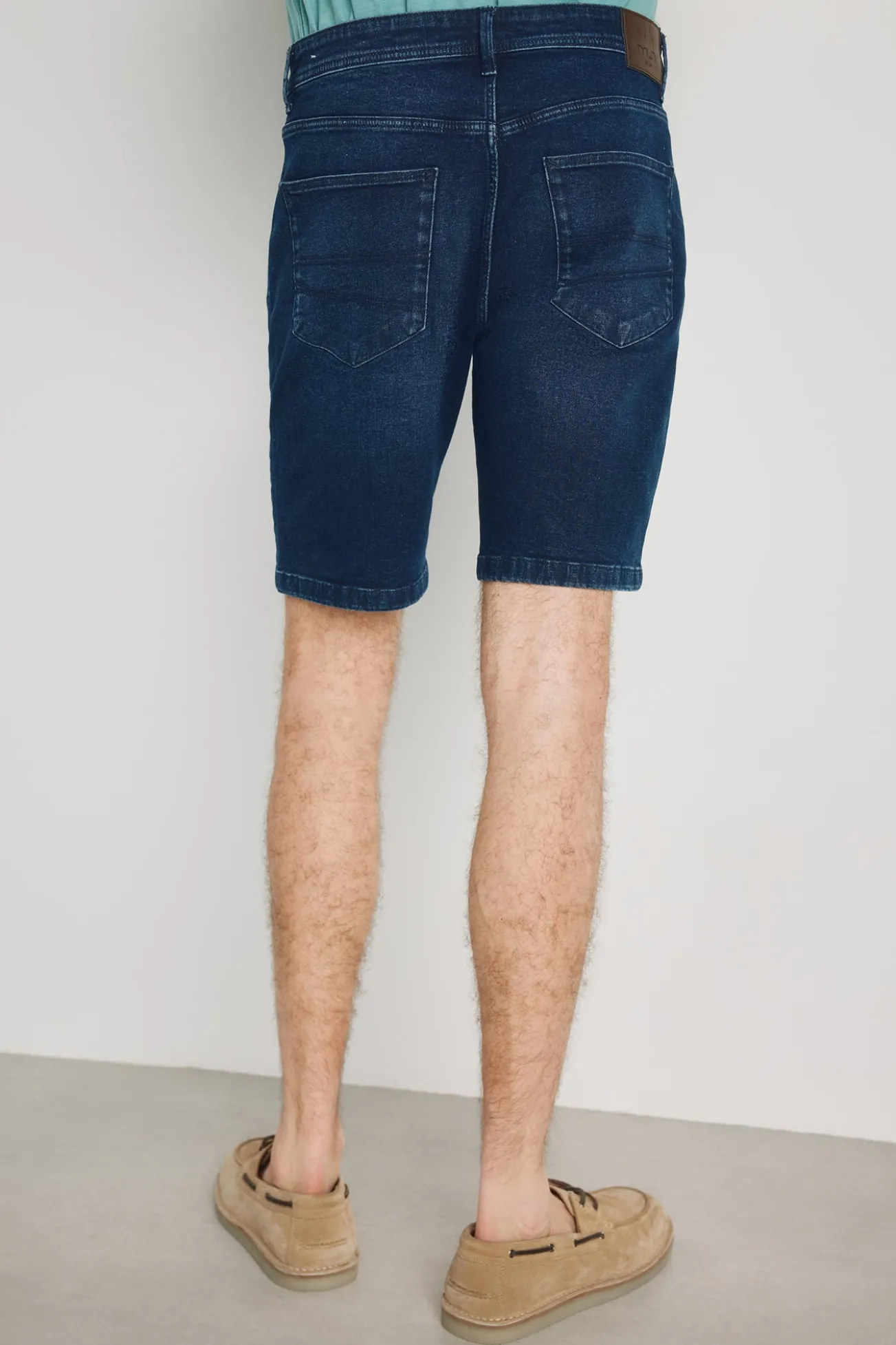 Bermuda vaquera regular fit