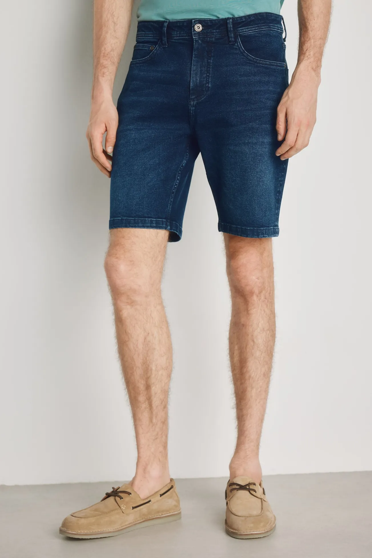 Bermuda vaquera regular fit