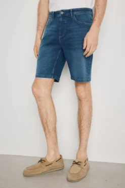 Bermuda vaquera regular fit