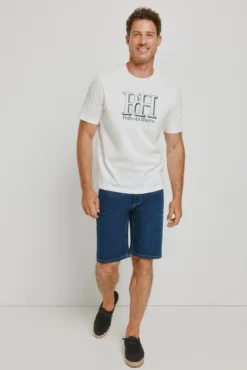Bermuda vaquera regular fit