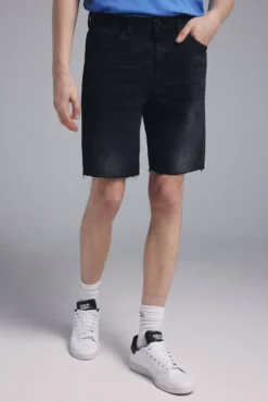 Bermuda vaquera skinny negra Pedri x Springfield