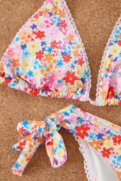 Bikini con estampado floral