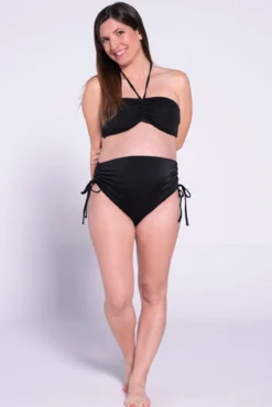 Bikini premamá con frunces
