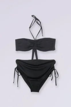 Bikini premamá con frunces