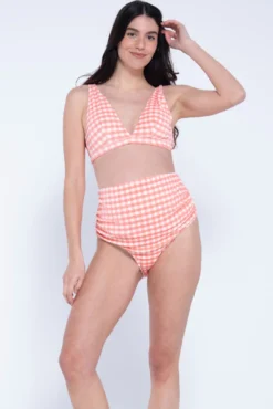 Bikini premamá cuadro vichy