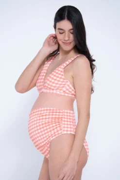 Bikini premamá cuadro vichy