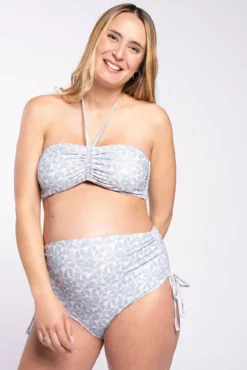 Bikini premamá estampado brillos