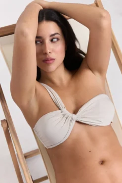 Bikini top un hombro glitter