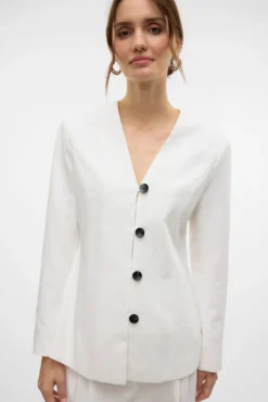 Blazer de cuello pico