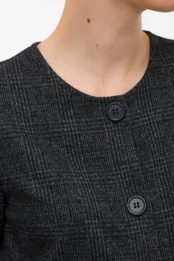 Blazer de cuello redondo maternity