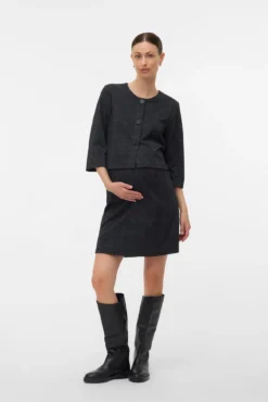 Blazer de cuello redondo maternity
