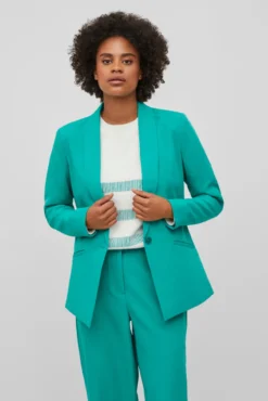 Blazer de manga larga corte clásico