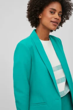 Blazer de manga larga corte clásico