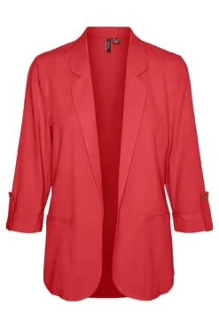 Blazer de mujer abierta con solapa