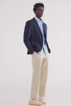Blazer lino-algodón