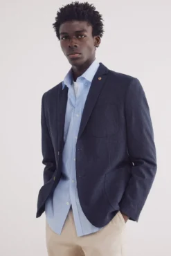 Blazer lino-algodón