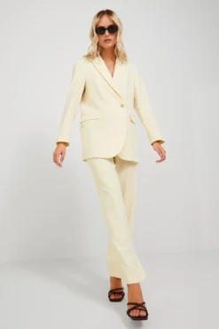 Blazer regular doble botonadura