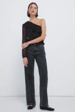 Blusa asimétrica