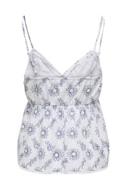 Blusa bordados perforados