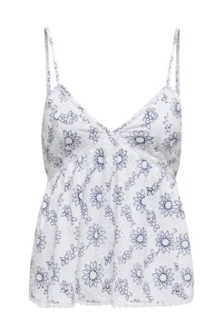 Blusa bordados perforados