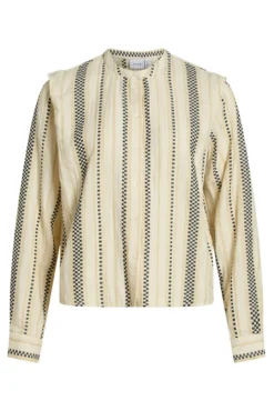 Blusa con bordados de algodón