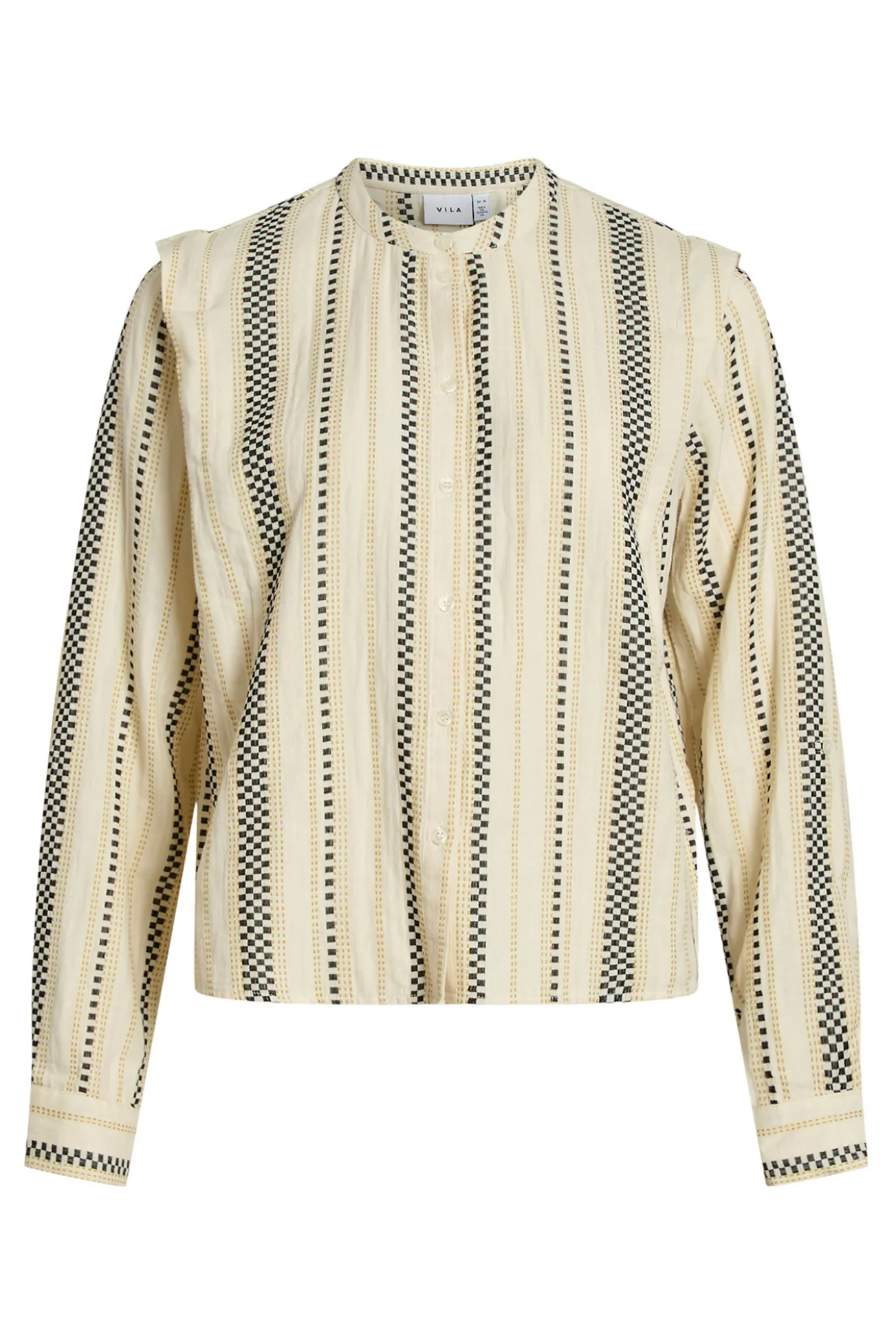 Blusa con bordados de algodón