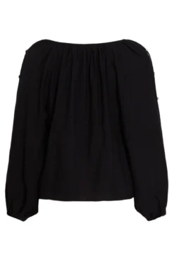 Blusa con mangas abotonadas