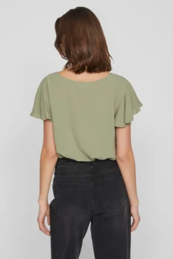 Blusa cuello escote