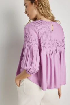Blusa cuello redondo