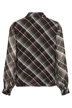 Blusa de gasa con lazada