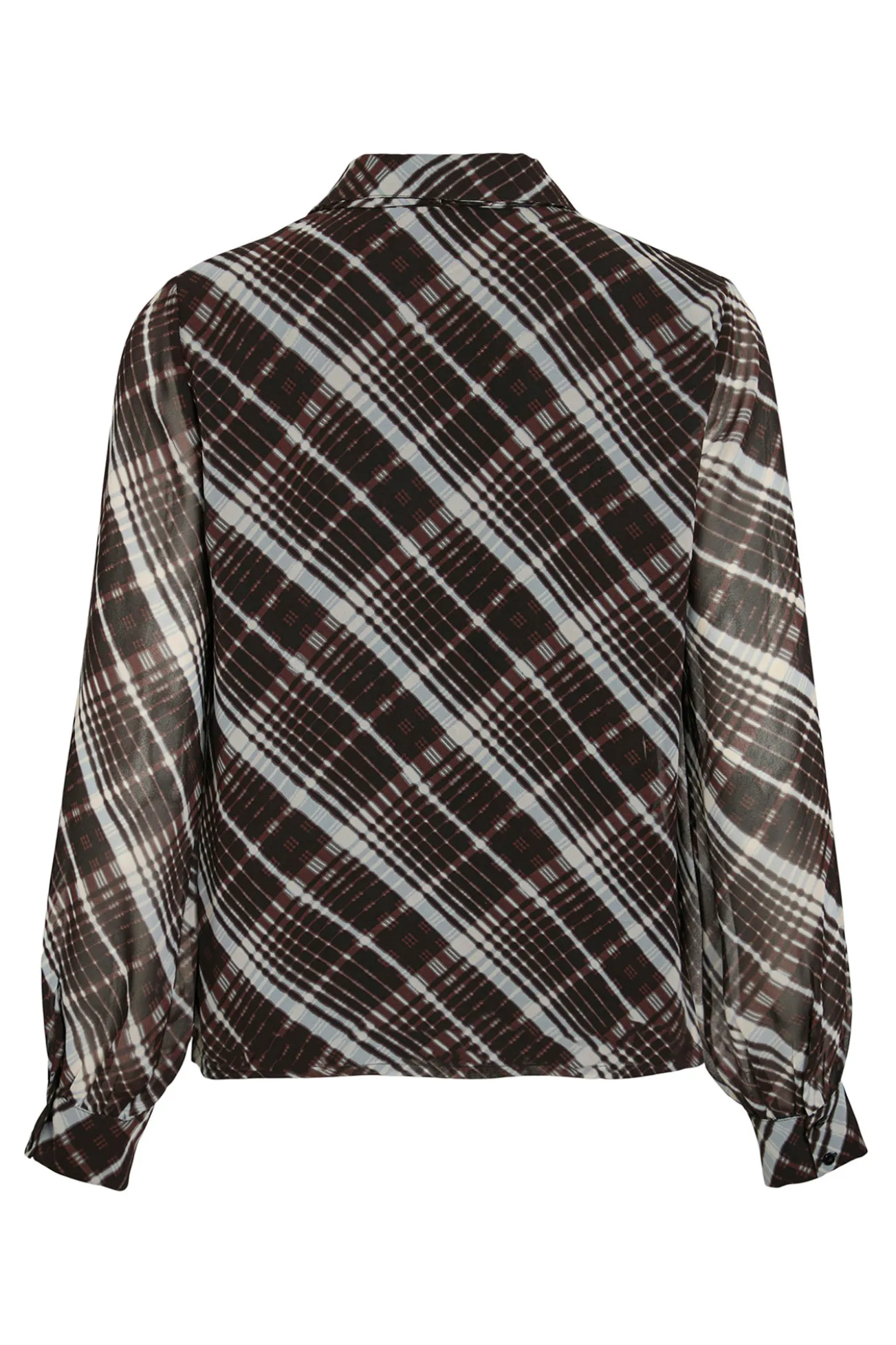 Blusa de gasa con lazada