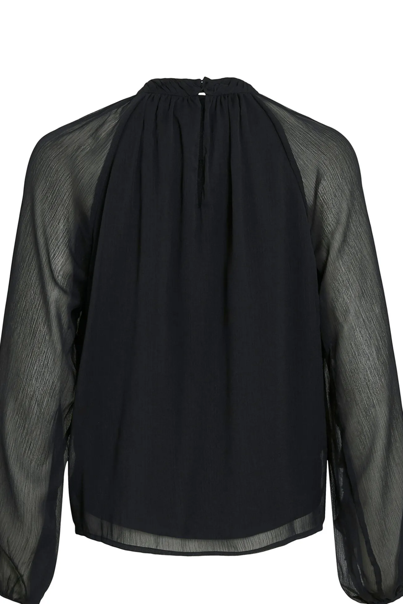 Blusa de gasa con volantes