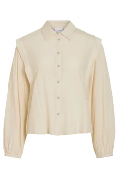 Blusa de viscosa con detalles lúrex