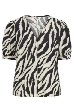 Blusa Ecovero y mangas globo