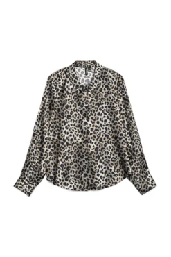 Blusa efecto satinado