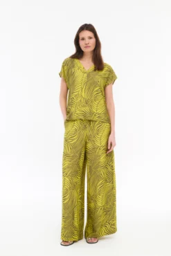 Blusa estampada con viscosa