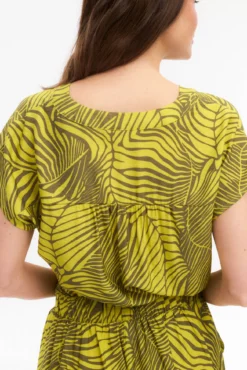 Blusa estampada con viscosa