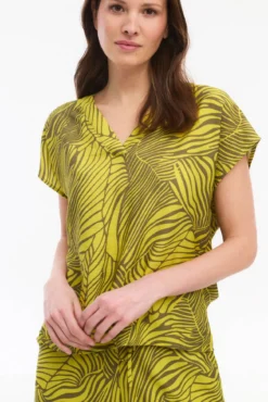 Blusa estampada con viscosa