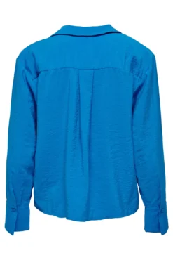 Blusa fluida cuello pico