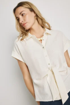 Blusa lisa manga corta