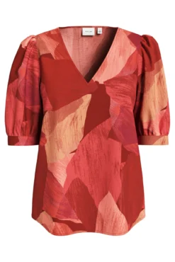 Blusa manga 2/4 con viscosa