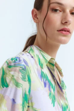 Blusa manga 2/4 con viscosa