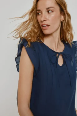 Blusa manga corta