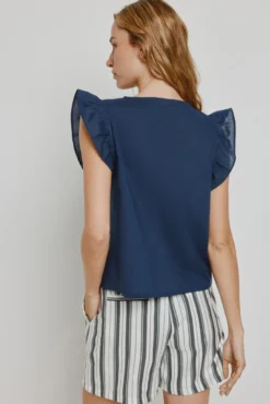 Blusa manga corta