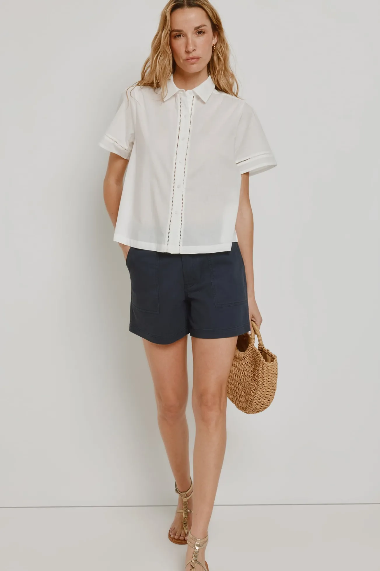 Blusa manga corta