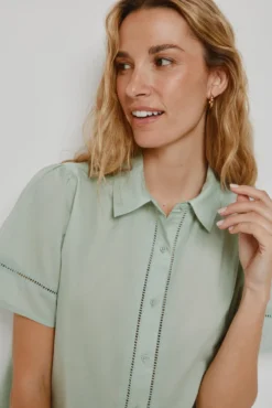 Blusa manga corta