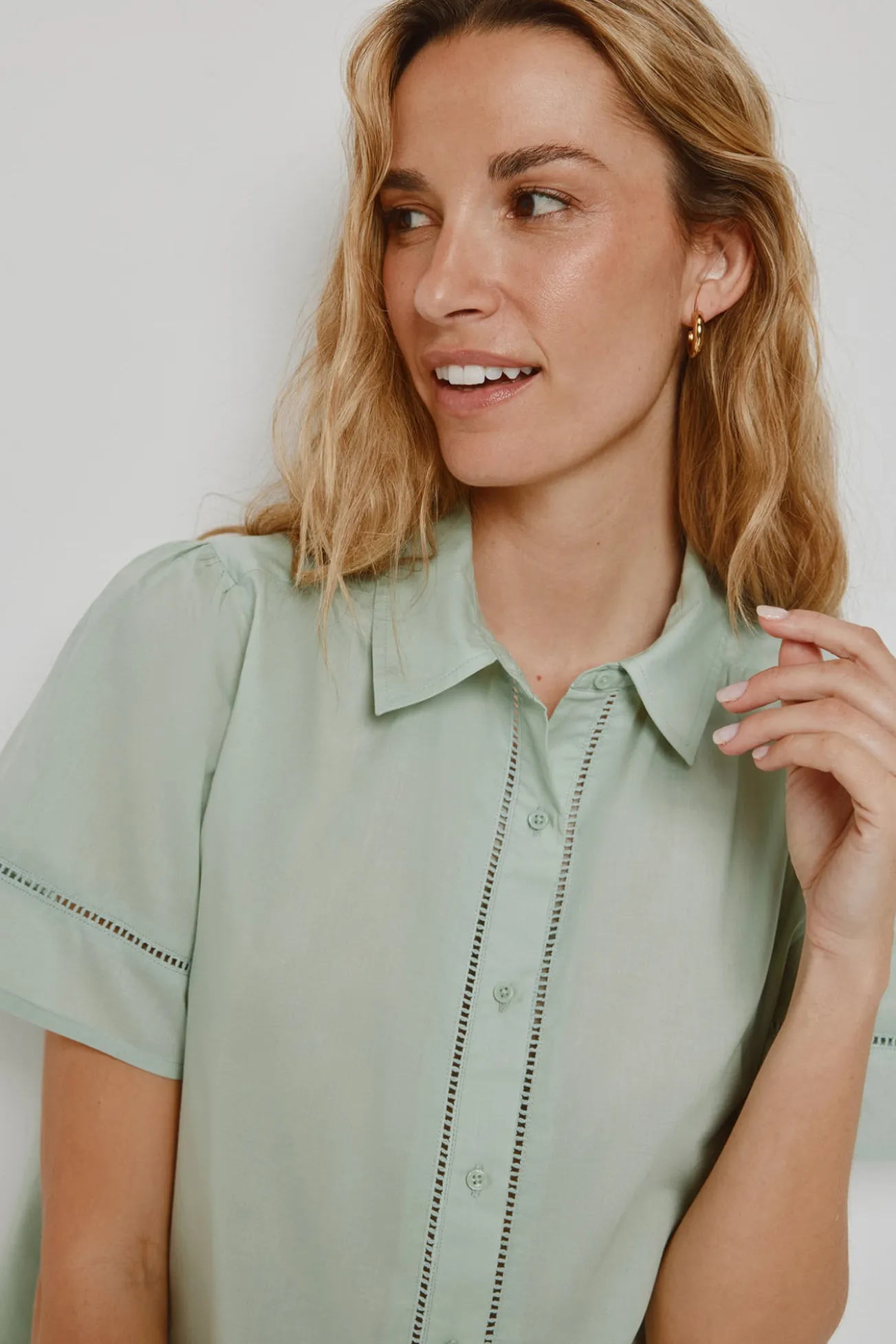 Blusa manga corta