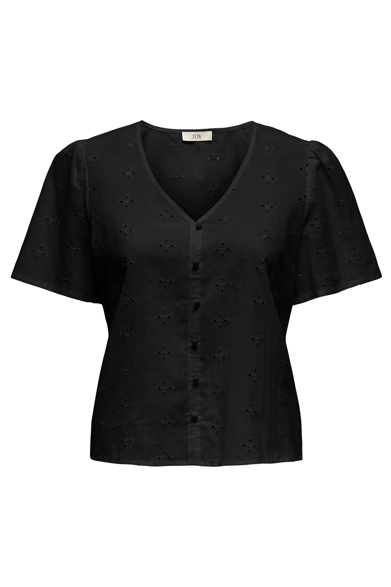 Blusa manga corta bordada