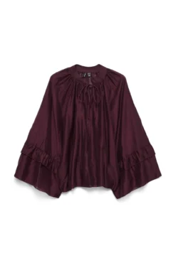 Blusa manga de volantes