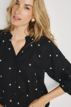 Blusa manga larga